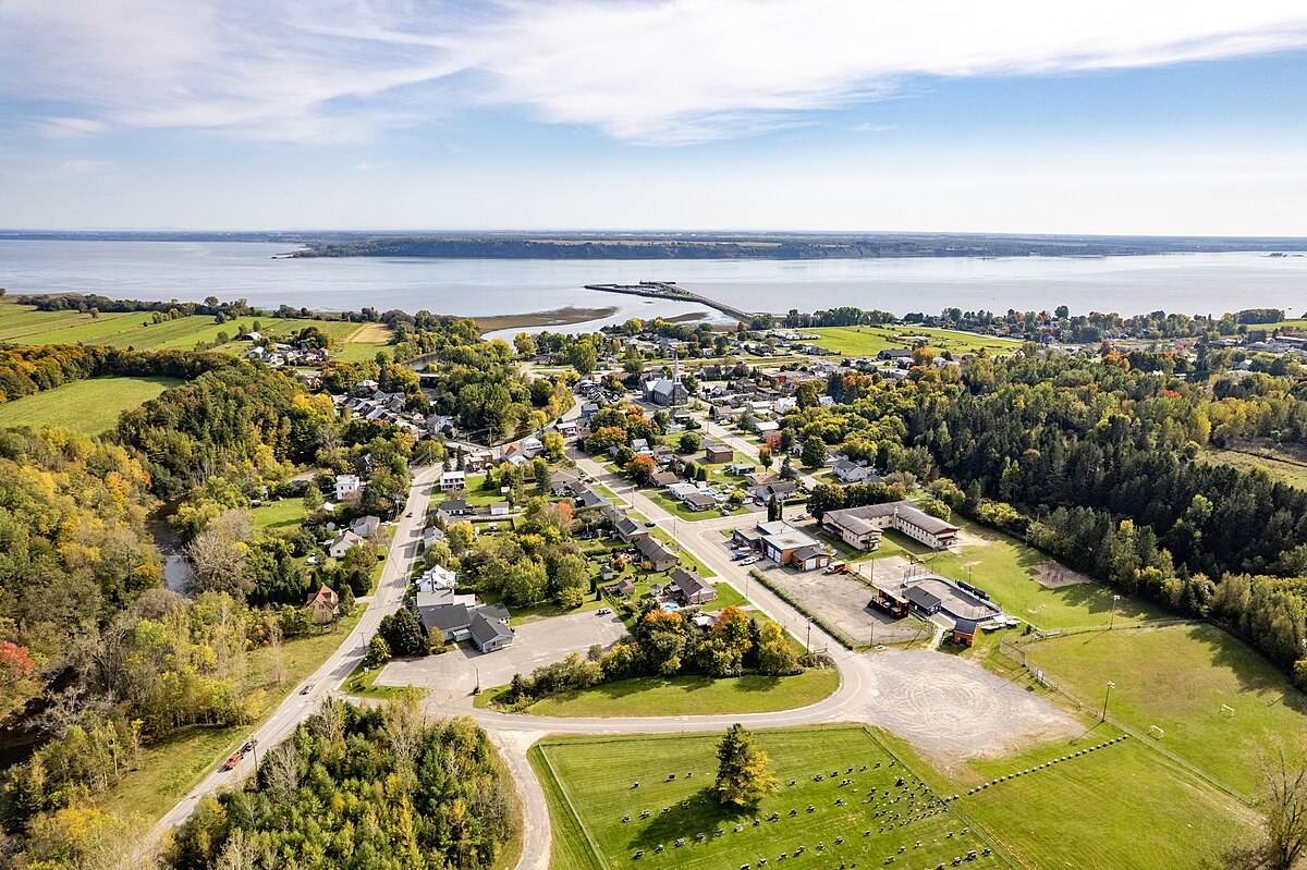 Drone au-dessus de la MRC de Portneuf